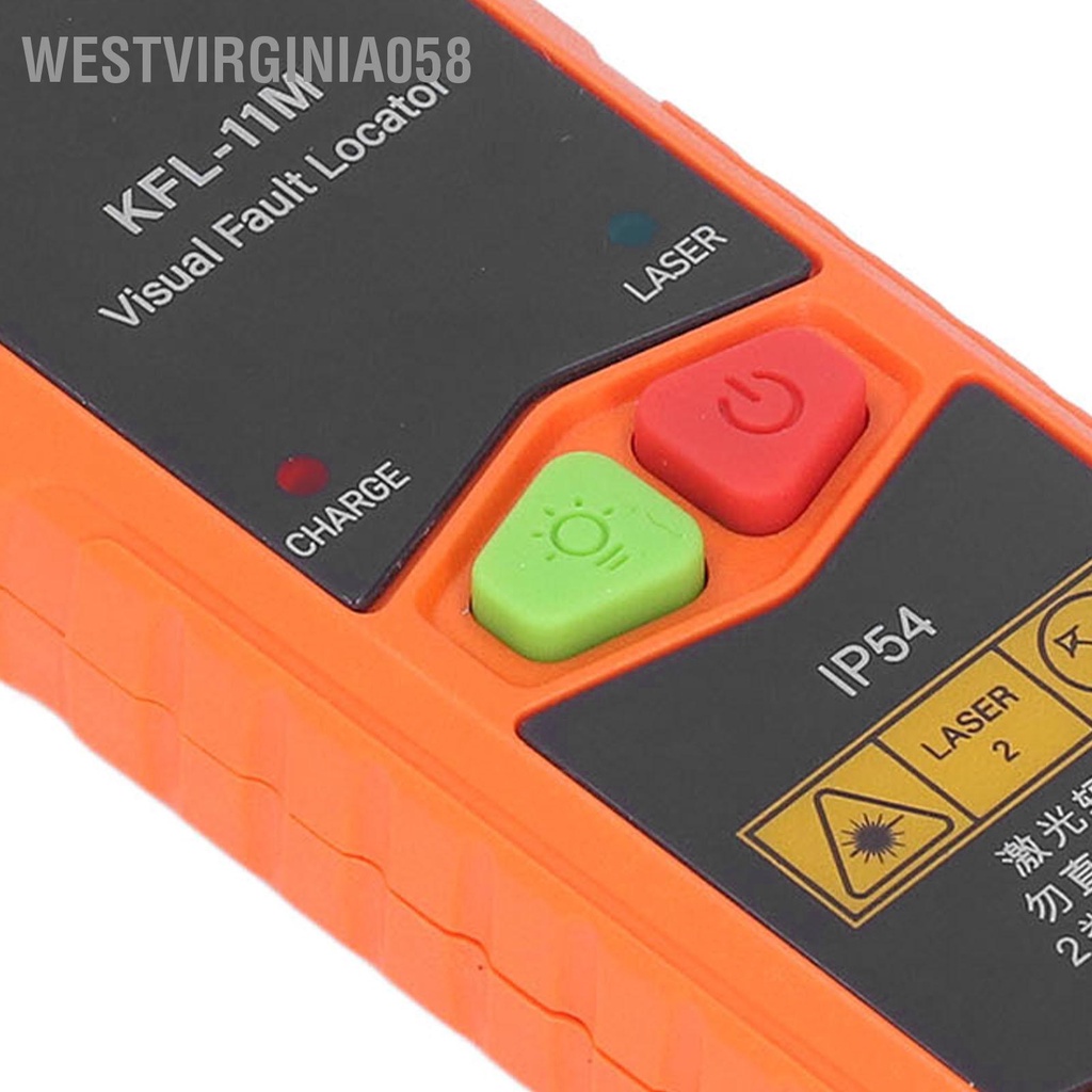 Westvirginia058 Kích thước nhỏ Bộ định vị lỗi trực quan Mặt sau Loại clip LED Chiếu sáng chống sương mù Sợi quang ổn cao VFL
