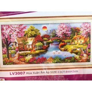 Tranh thêu phong cảnh lv3007