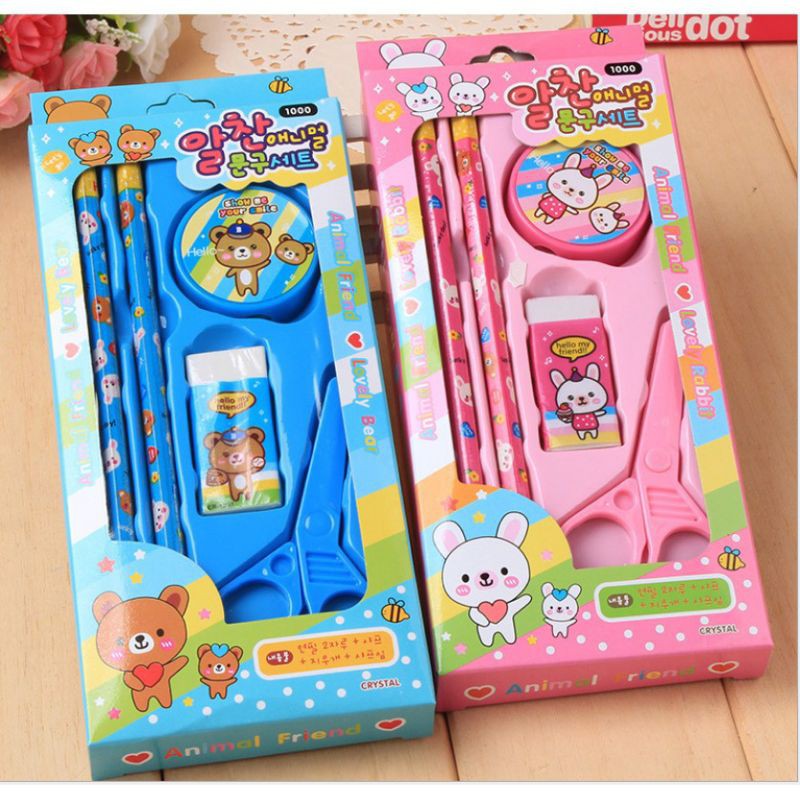 Dụng cụ học tập 5 món | BigBuy360 - bigbuy360.vn