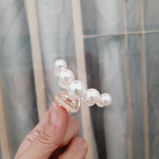 Kẹp tóc đính hạt thời trang (4.5cm)