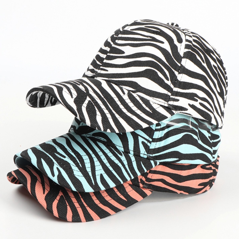 Mũ Lưỡi Trai Họa Tiết Ngựa Vằn Phong Cách Harajuku Cho Nam Và Nữ