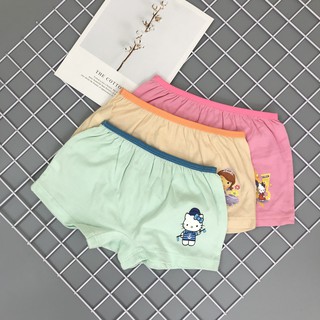 Quần Chip Đùi Bé Gái Mèo Kitty Cotton Thoáng Mát