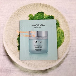 Gói Kem Dưỡng OHUI Cấp Nước Dưỡng Ẩm Dành Riêng Cho Da Dầu Nhờn, Nhạy Cảm Ohui Miracle Aqua Gel Cream