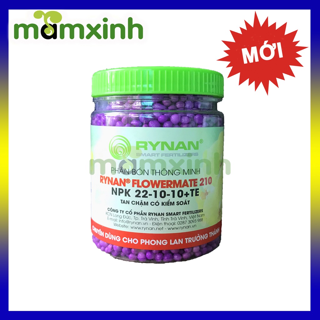 Phân Bón Thông Minh Rynan 22-10-10+TE Chuyên Dùng Cho Phong Lan Trưởng Thành