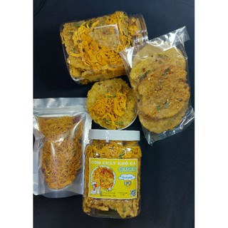 Combo 4 món cơm cháy lắc khô gà 100k