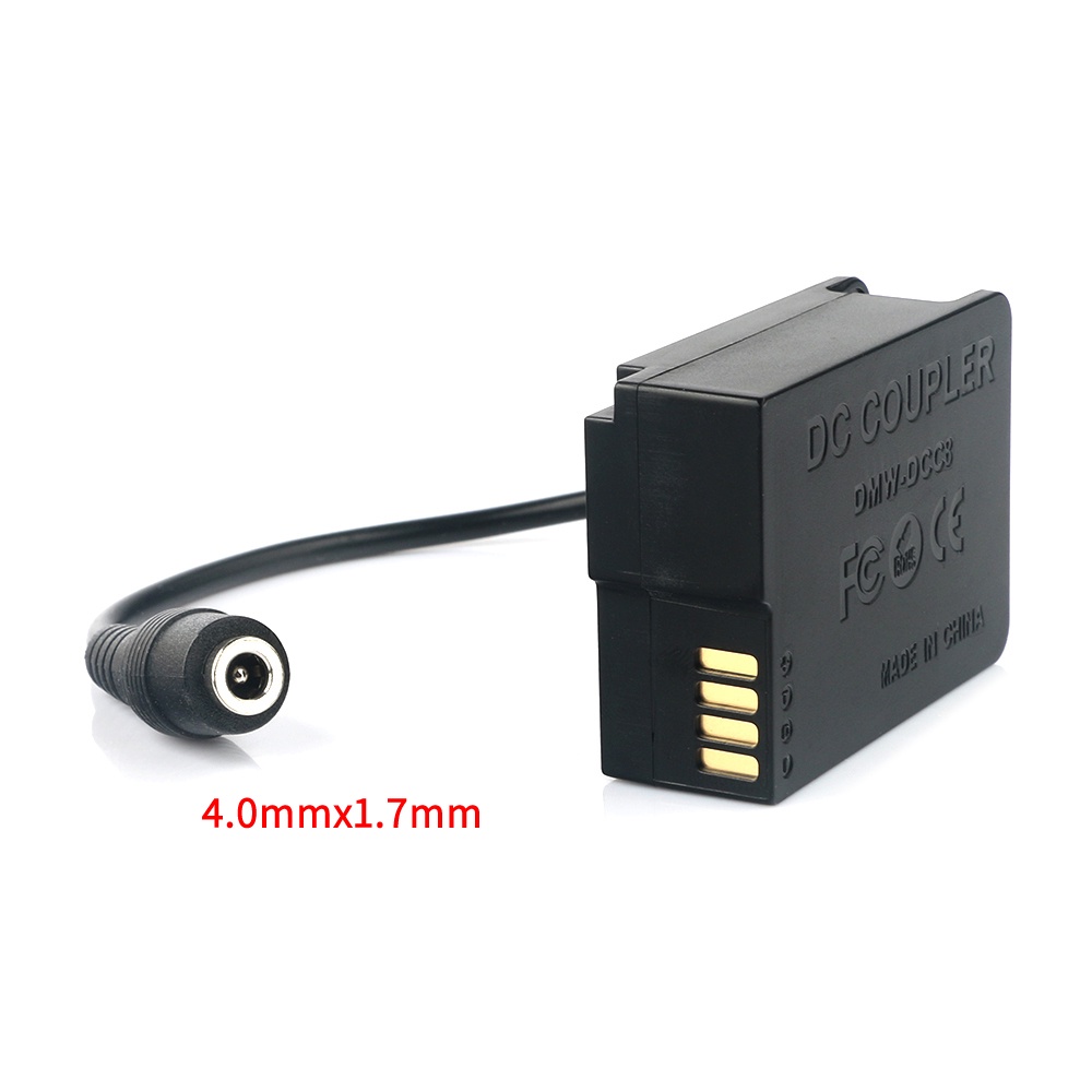 Pin Sạc 5V Sang DMW-BLC12 DMW-DCC8 Cho Panasonic Lumix DMC-GH2 G5 G6 G7 G80 G81 G85 GX8 DC-G90 G91