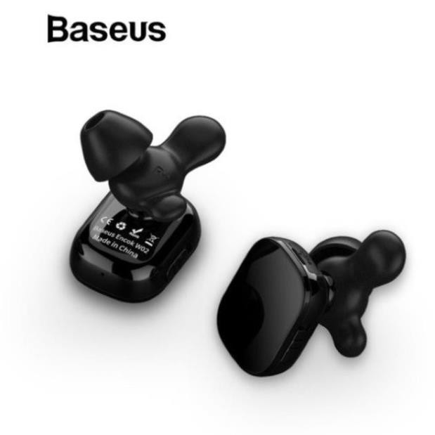 Tai nghe Bluetooth cảm ứng chạm Baseus W02 Touch Earphone (True wireless bluetooth,4D Stereo)