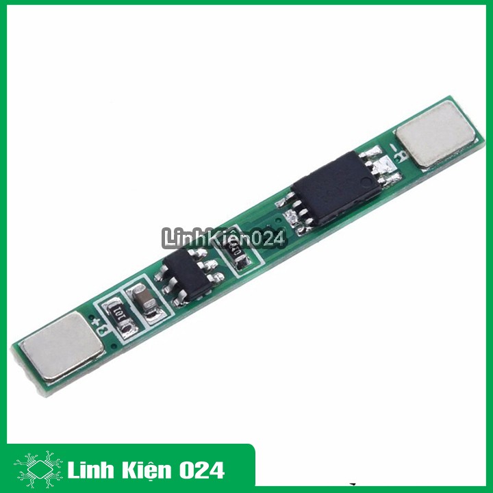 Module bảo vệ quá dòng quá áp pin 18650 3.7V 3A 1S