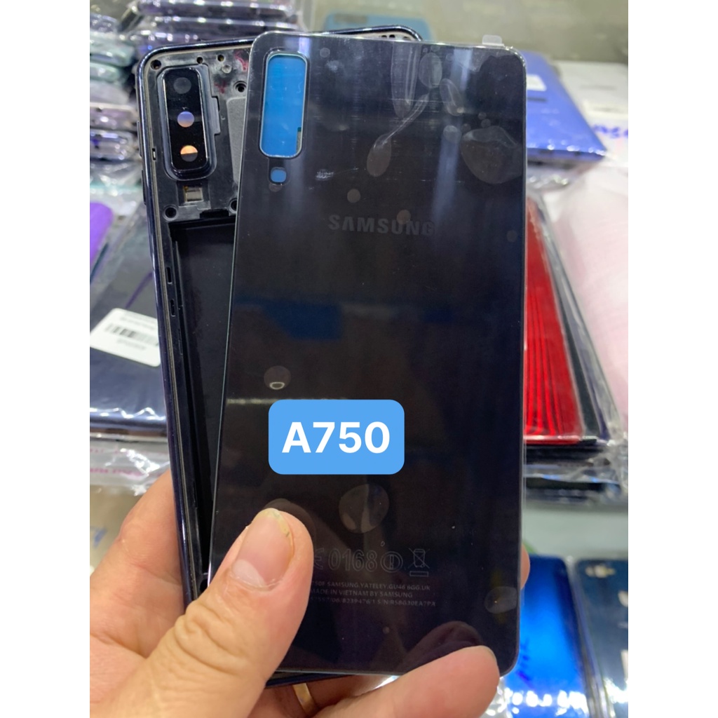 Bộ xương vỏ, kính lưng samsung A750 / A7 2018
