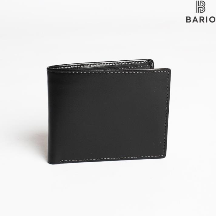 Ví Bóp Nam Da Bò Thật Ngang Trơn Đen Bảo Hành 12 Tháng + Tặng Móc Chìa Khóa Da Bò (Thiện Nguyên shop) Đẹp