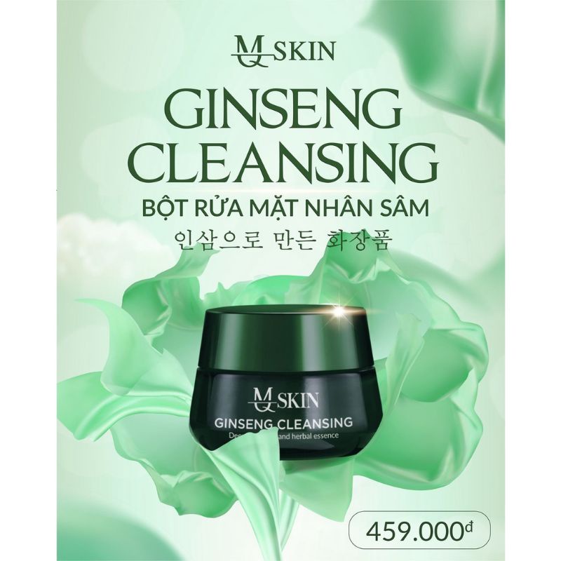 (Chính Hãng)Bột Rửa Mặt Nhân Sâm MQSKIN