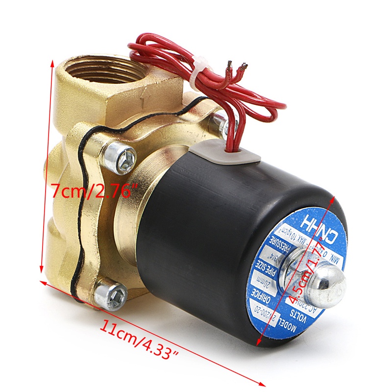 Van Điện Từ Khí Nén 2 Cổng 3 / 4 &quot;220V 2W-200-