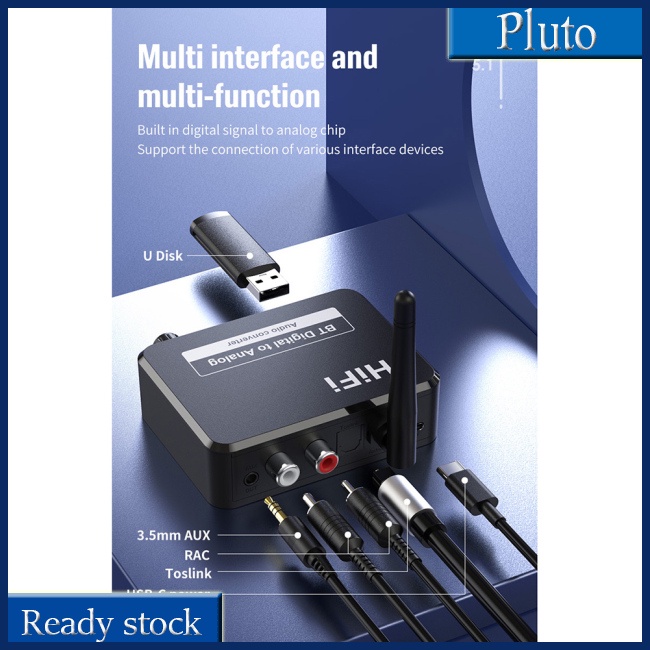 Mới Bộ Chuyển Đổi Âm Thanh Bluetooth B35 V5.1 U