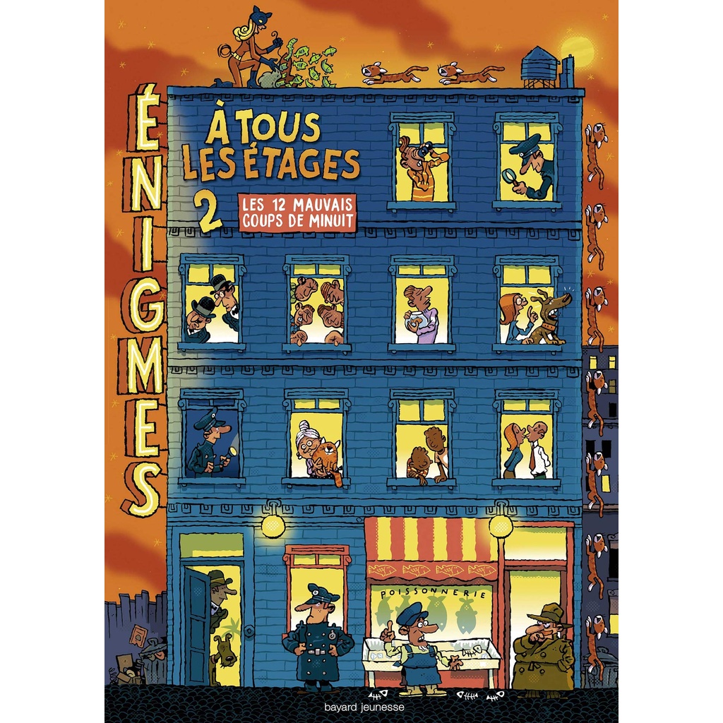 Sách - Trò chơi Câu đố tiếng Pháp - Enigmes A Tous Les Etages (4 tập)