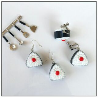 [CÓ SẴN] Khuyên tai cơm nắm Onigiri Nhật Bổn