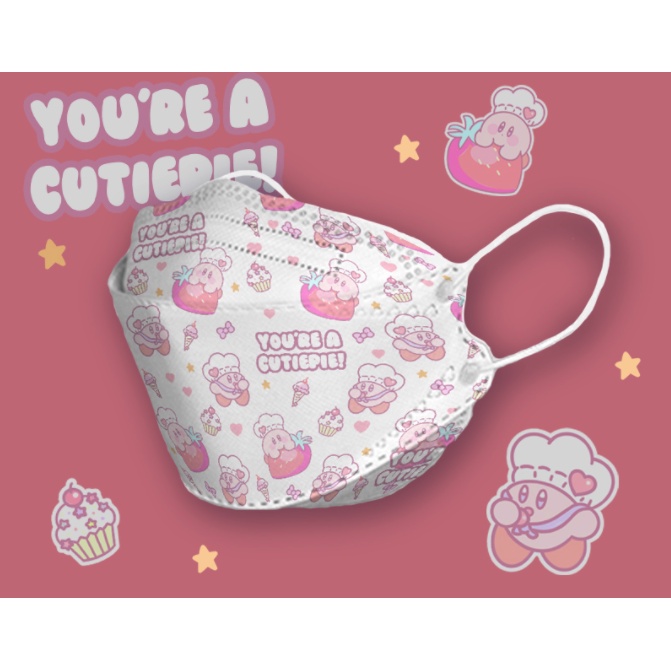 Khẩu trang KF94 họa tiết dễ thương- Bán lẻ một cái