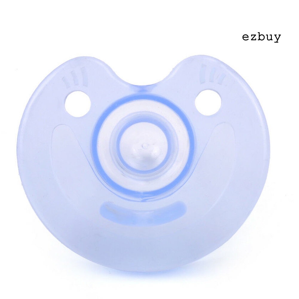 Núm ti giả tròn bằng silicon mềm cho bé sơ sinh