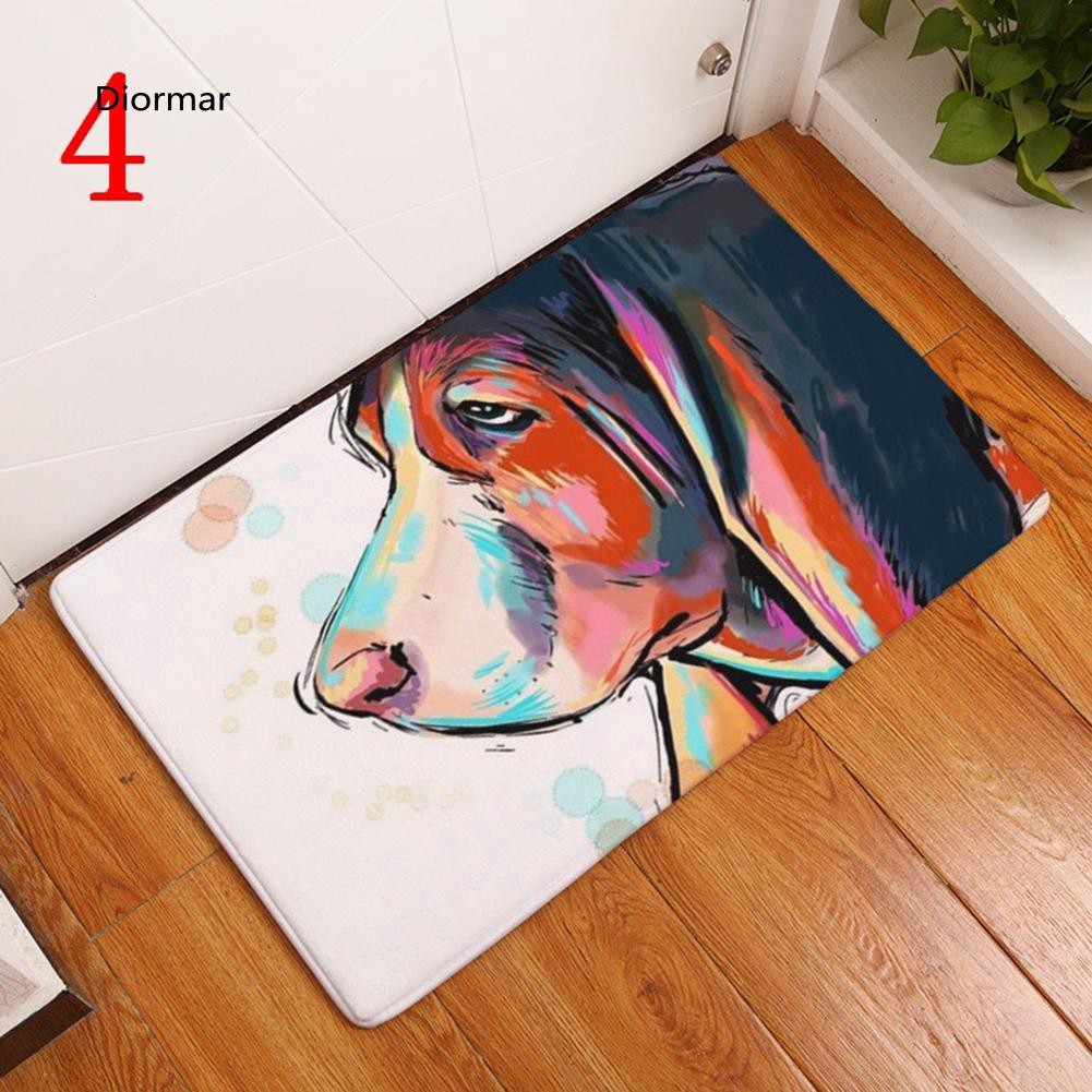 Thảm chùi chân chống trượt hình thú cưng đáng yêu