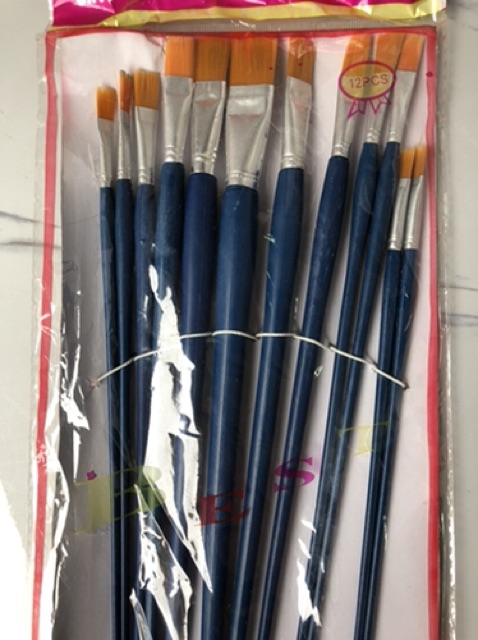 Bộ cọ vẽ màu nước Kim Khí Dung Anh bộ chổi vẽ 12 chi tiết siêu rẻ