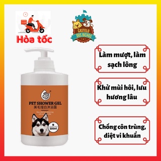 SỮA TẮM CHO CHÓ MÈO CAO CẤP chính hãng - HAIRBALL STARREN 500ML