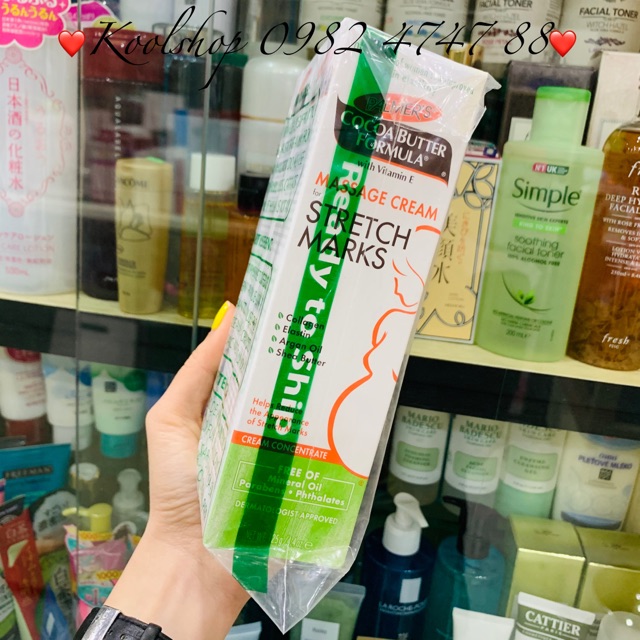 🌿Kem rạn da bà bầu Palmer's - Massage Cream for Stretch Marks Mỹ 125g🌿