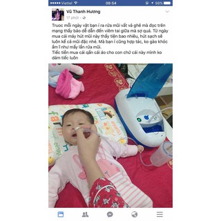 Máy khí dung 2in1 Hibaby