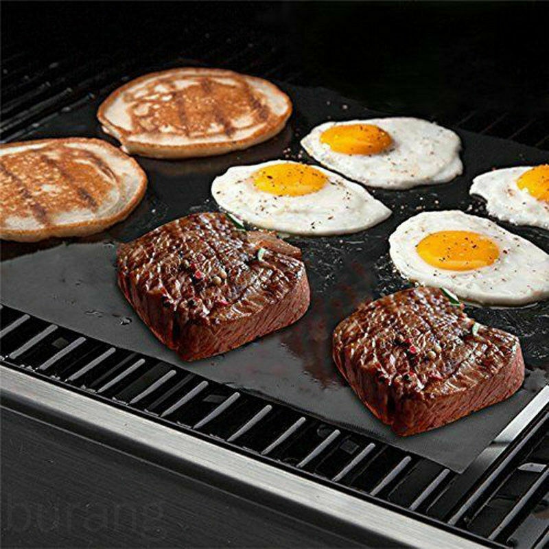 Thảm Nướng Bbq Chống Dính Chống Dầu Chịu Nhiệt Có Thể Tái Sử Dụng