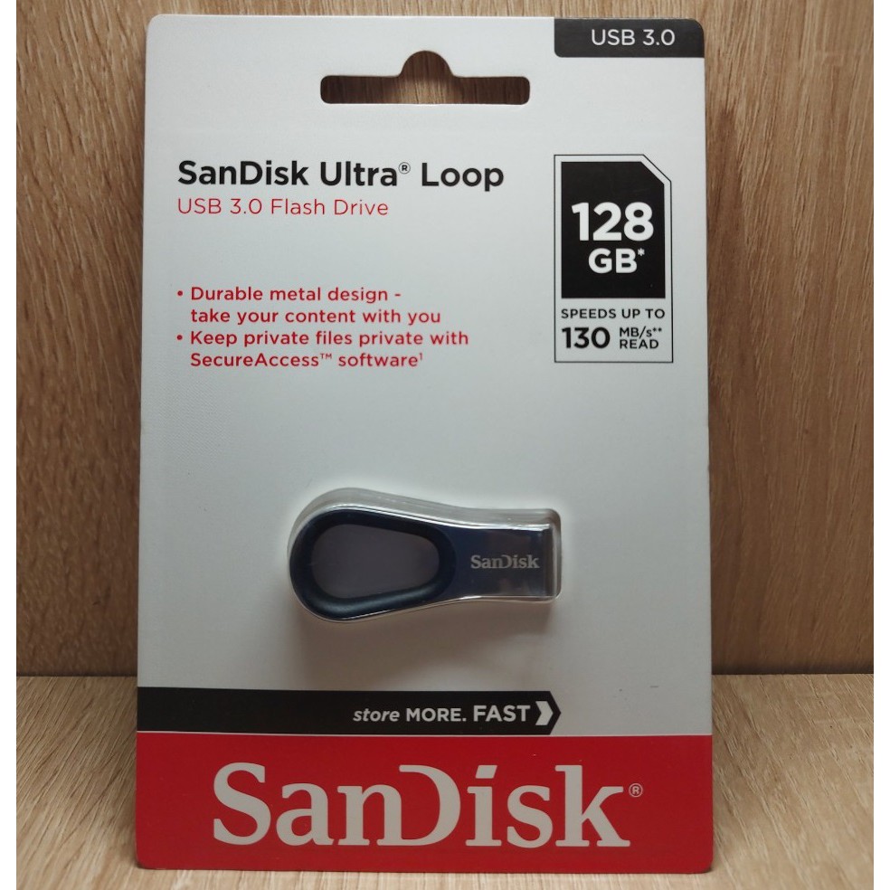 USB 3.0 SanDisk CZ93 Ultra Loop 128GB 130MB/s (Bạc)