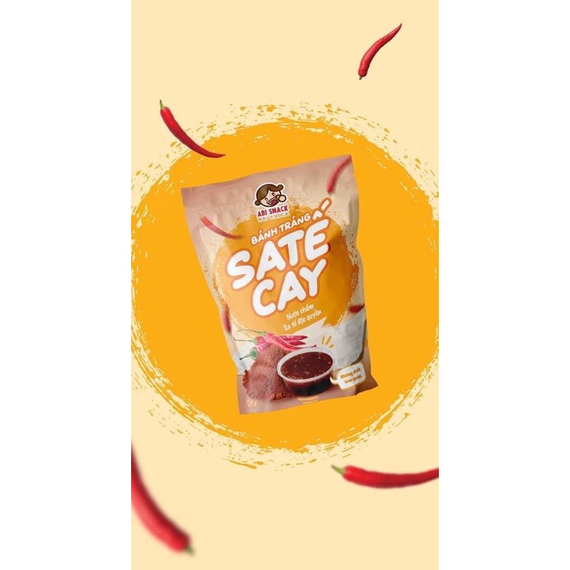 [Mã 77FMCGSALE1 giảm 10% đơn 250K] [HÀNG SẴN SLL] BÁNH TRÁNG ABI VỊ SATE CAY ĐỘC QUYỀN NƯỚC SỐT | BigBuy360 - bigbuy360.vn
