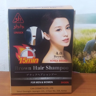 Dầu gội phủ bạc Shihi hộp 10 gói 30 ml