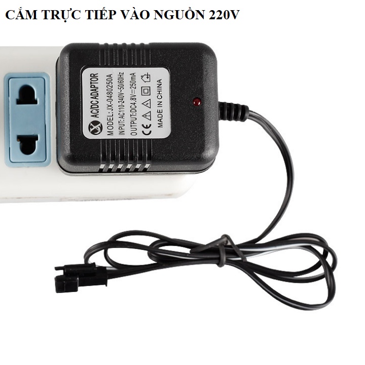 Sạc pin 4.8V cổng SM cho pin xe mô hình điều khiển từ xa