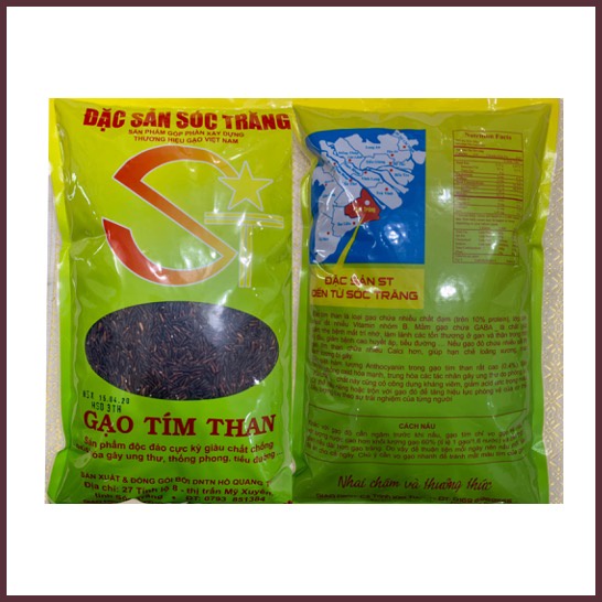 GẠO ÔNG CUA_GẠO LỨT TÍM THAN ST_Túi 2kg