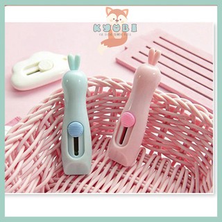  Dao Rọc Giấy Hình Tai Thỏ Mini, Dao Cắt Giấy Hình Tai Thỏ Mini Cute Dễ Thương