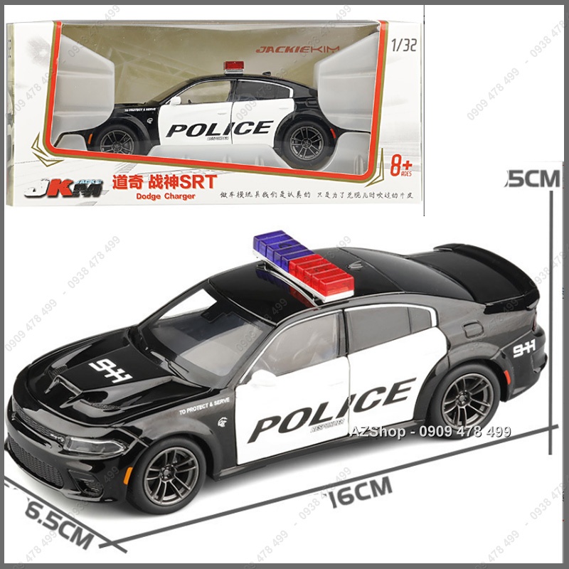 Xe Mô Hình Kim Loại Cảnh Sát Dodge SRT Police - Tỉ Lệ 1:32
