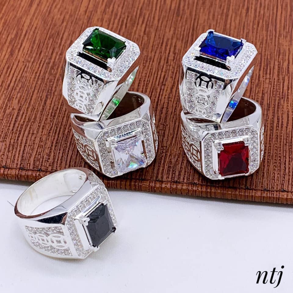 nhẫn nam bạc ĐẸP