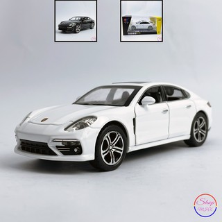 [KÈM HỘP MICA]Xe mô hình sắt Porsche Panamera TẶNG KÈM BIỂN SỐ có đèn âm thanh tỉ lệ 1:32 hãng CheZhi