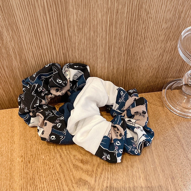 Dây Buộc Tóc Vải Voan Kiểu Hàn Quốc Đơn Giản Dễ Thương