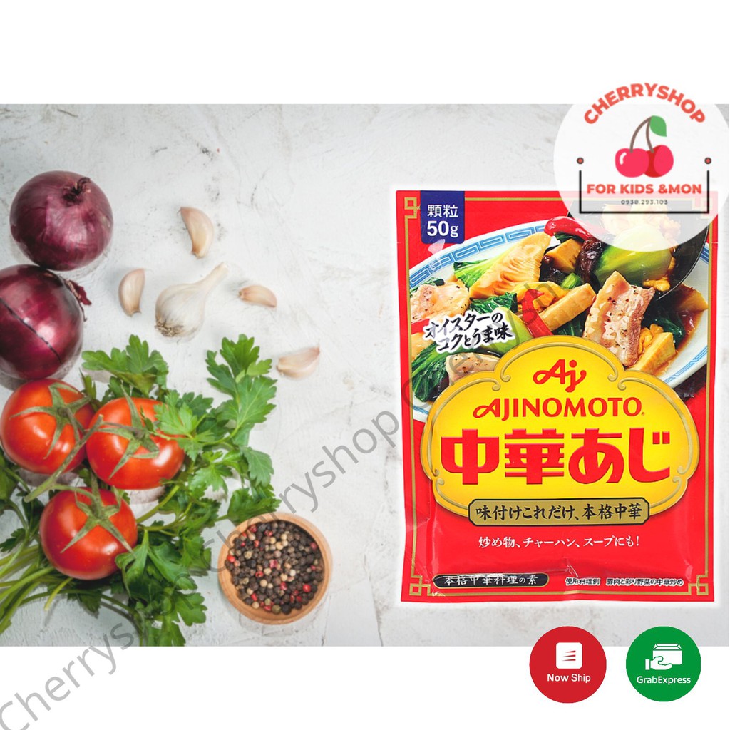 ( Mẫu Mới) Hạt Nêm Tôm Ajinomoto 50gr cho bé ăn dặm