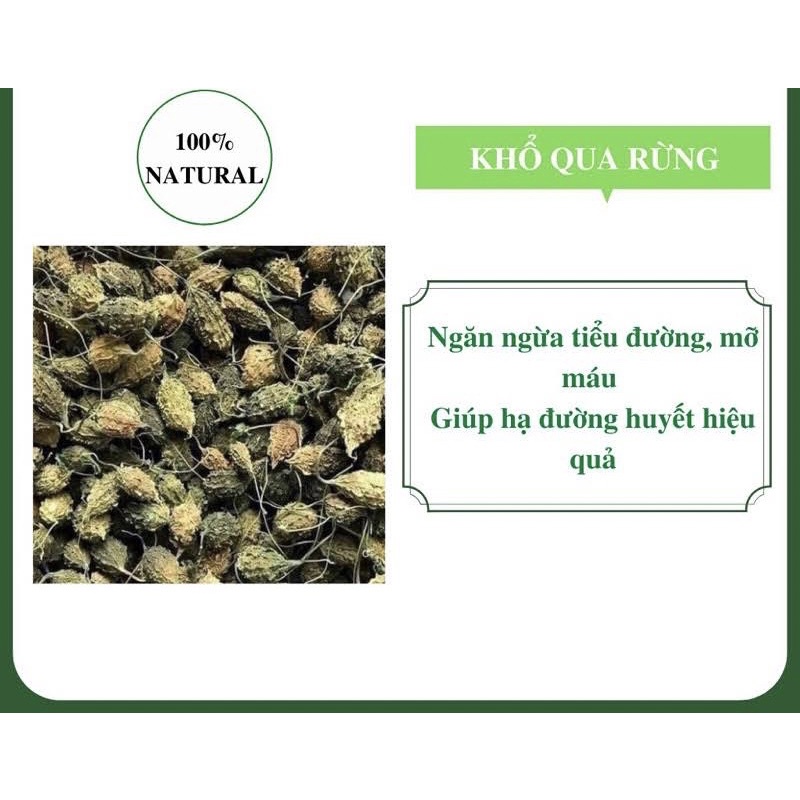 Khổ Qua Rừng Nguyên Quả ( Mướp Đắng Thái Lát Và Nguyên Quả )