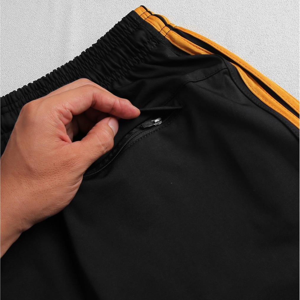 Quần short thể thao nam, quần đùi thun nam mặc ở nhà chất vải thun poly mịn mát QS26 ་