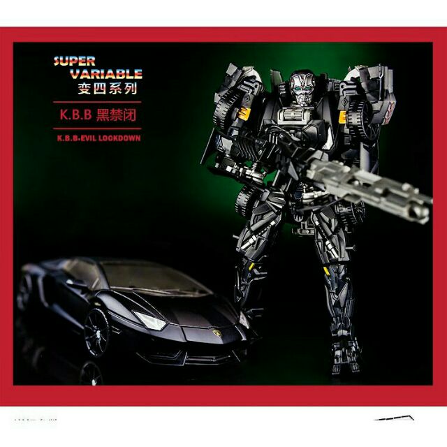 [Freeship đơn từ 50k] Robot biến hình LOCKDOWN kbb transformers 4