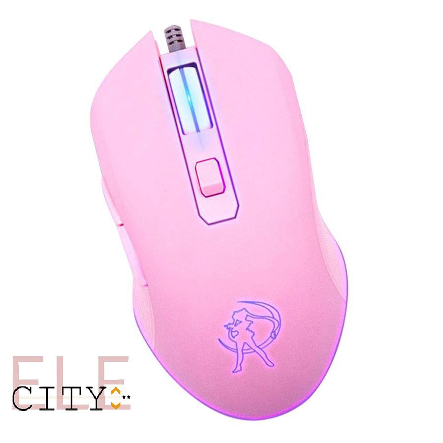 Chuột Không Dây Đèn Led Nhiều Màu Sạc Được 6electric Girl