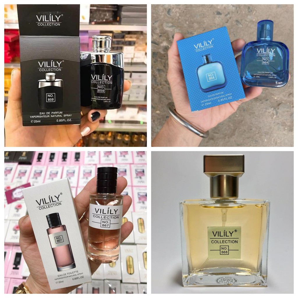 Nước Hoa Vilily Nội Địa Trung Nhiều loại (25ml Chính Hãng) giá sỉ lẻ