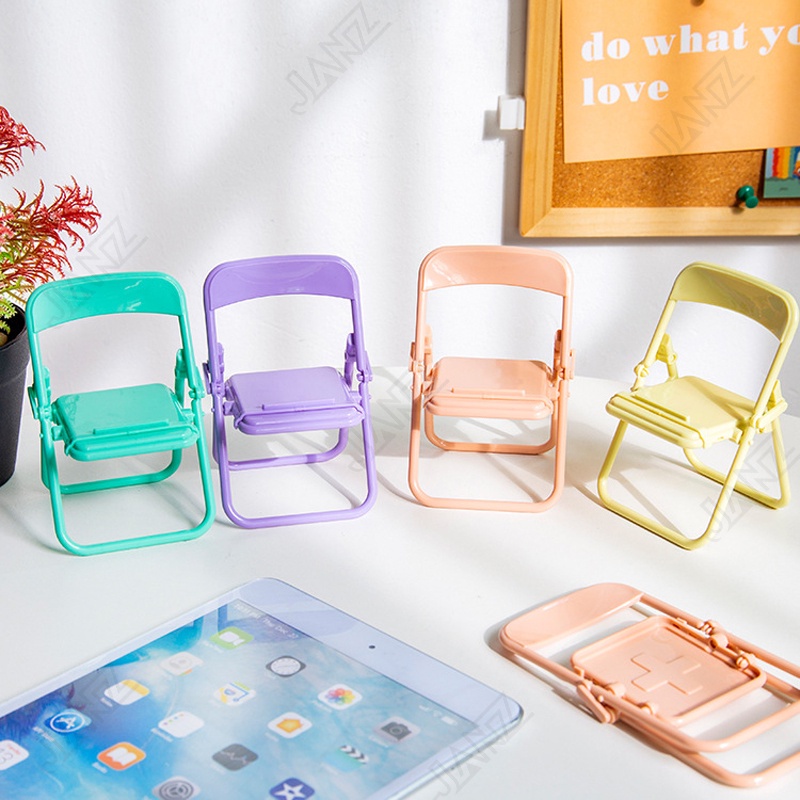 Giá đỡ điện thoại để bàn thiết kế hình chiếc ghế dễ thương tiện lợi