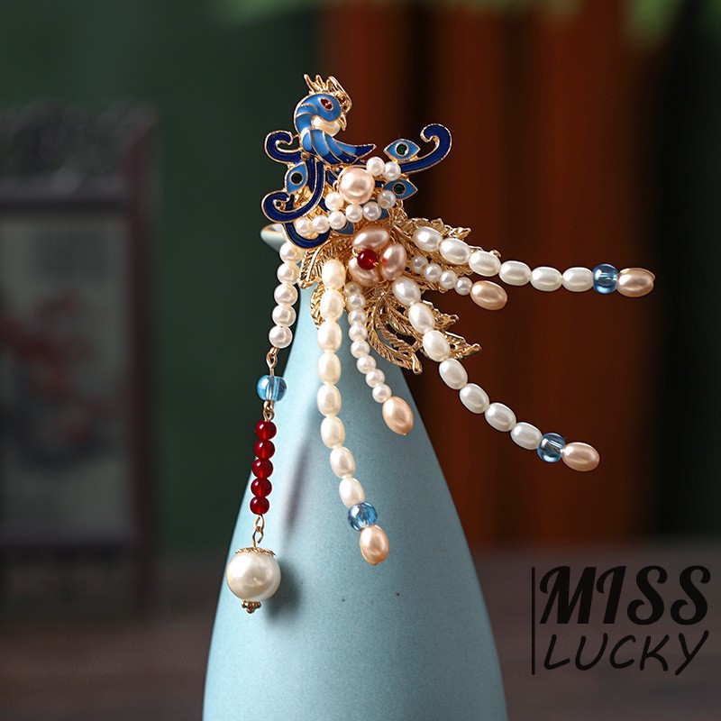 Kẹp Tóc Nữ Kiểu Dáng Retro Phong Cách Trung Hoa