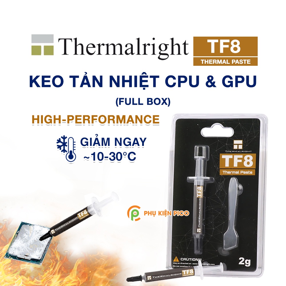 Keo tản nhiệt CPU Thermal Grizzly Conductonaut kim loại lỏng - Kem tản nhiệt Kryonaut 1Gram - MasterGel Pro V2 - TF8