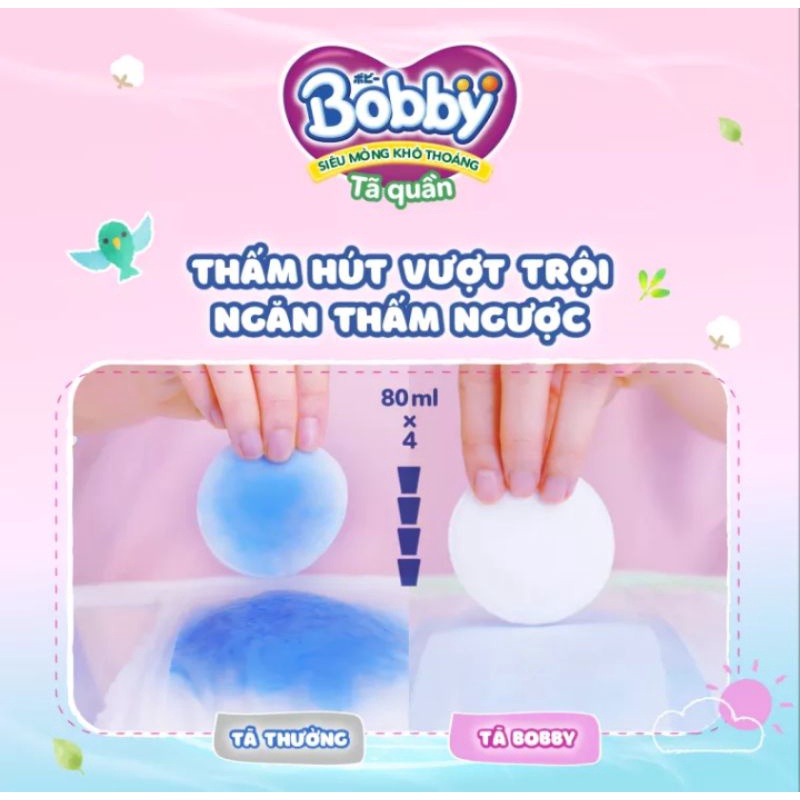 Tã quần Bobby gói Mega Jumbo M120/ L104/ XL92/ XL96/ XXL84/ XXL88 mẫu mới