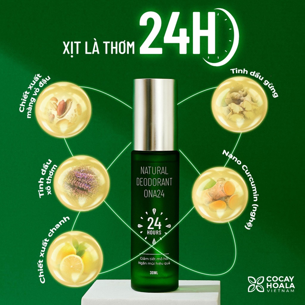 Xịt ngăn mùi cơ thể ONA24