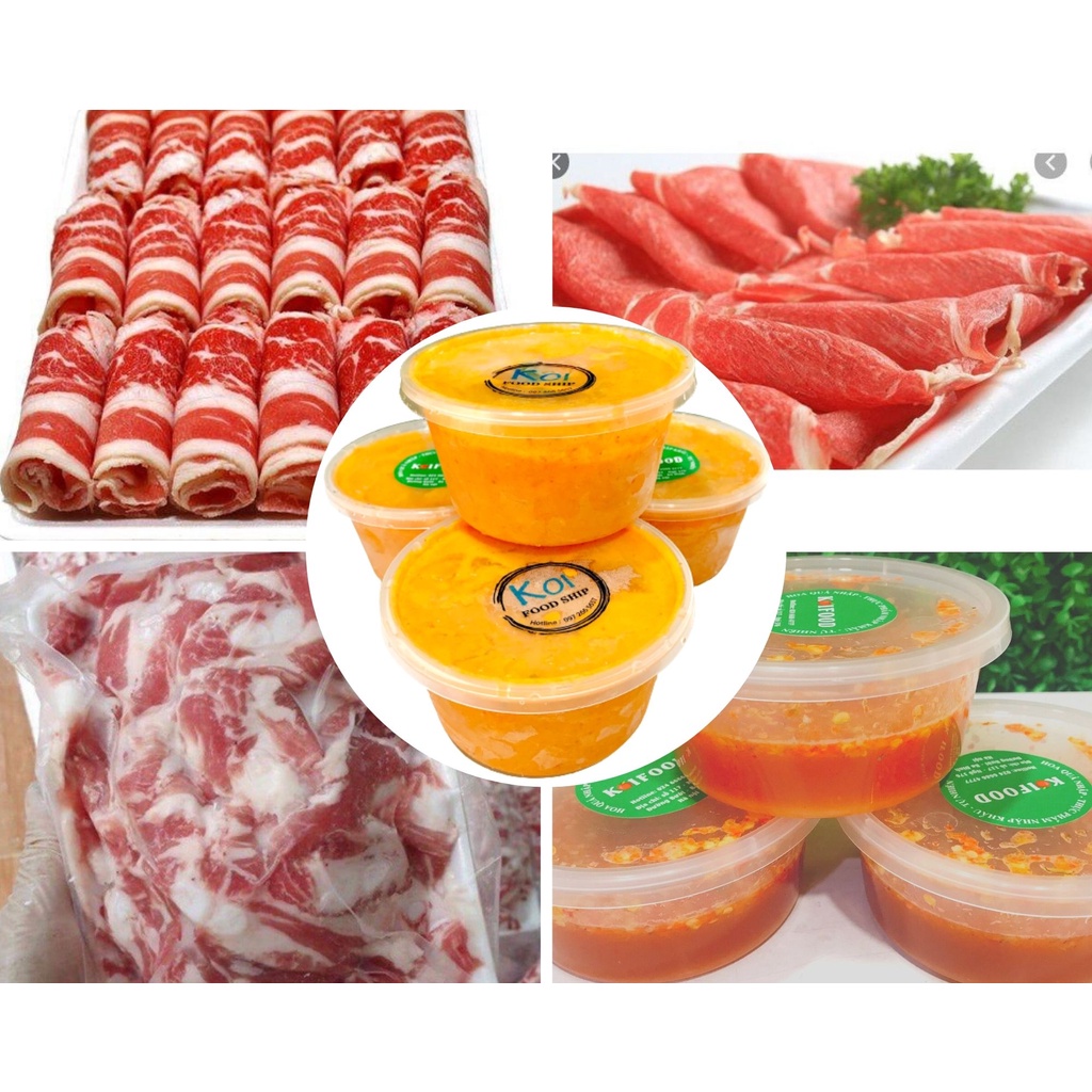 Combo lẩu nhà Koifood cho 3-4 người