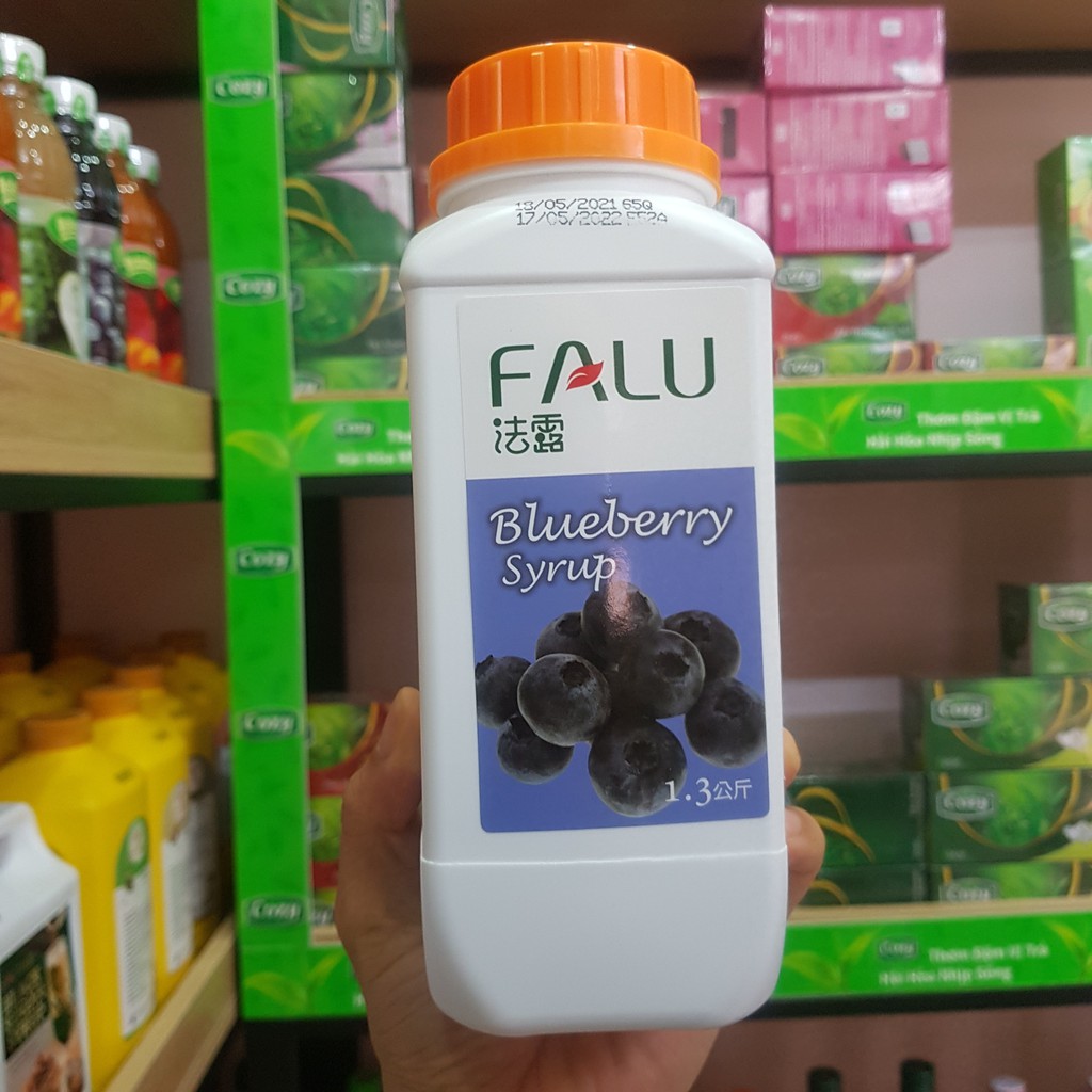 Sốt FALU VIỆT QUẤT (Blueberry) 1,6 lít - đậm đặc và lên màu đẹp
